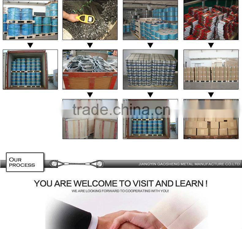Precast concrete lifting loop wire rope slings