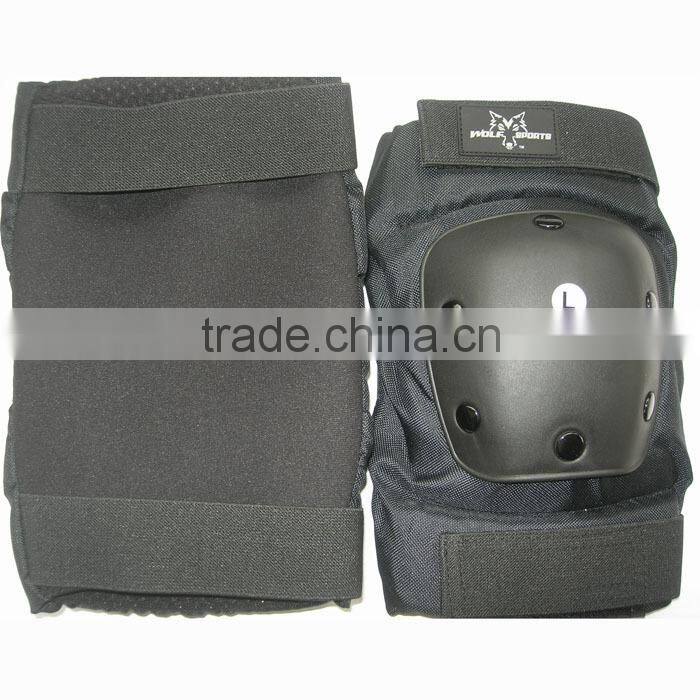 Snowboarding, Skiing,Motor Cycling Rider Knee protective pads Rivets PE with Stainless Steel shell Knee and Elbow Guard Pads