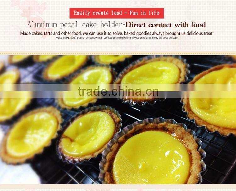 Guangzhou factory aluminum cake mold daisy shape cake holder