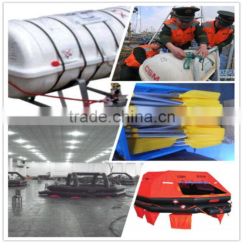 throw-over type inflatable liferaft 20 person
