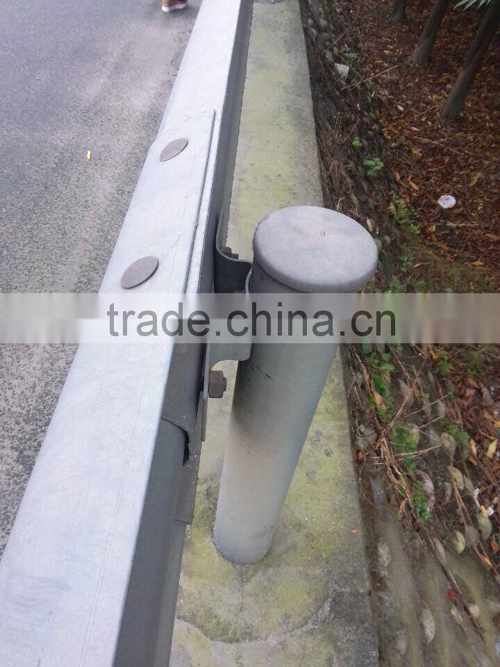 Hot rolled spraying plastics steel road guardrail,highway guardrail for sale