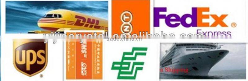 Crystal Christmas Ornament, Oval Shape Glass Ornament for Gifts