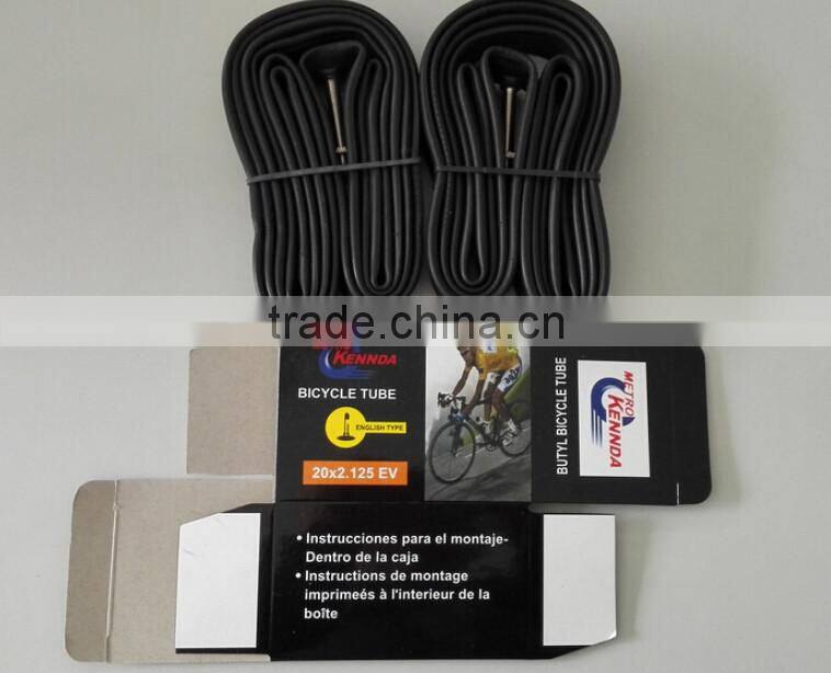 high quality bicycle butyl inner tube 26x2.125 700x18/25c 26X 1 1/2 X 1 5/8 F/V A/V