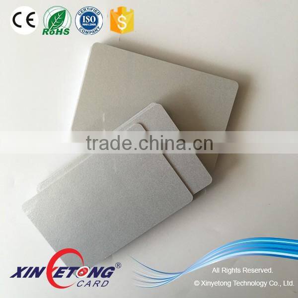 Gold Metallic Background Plastic PVC Card Blank