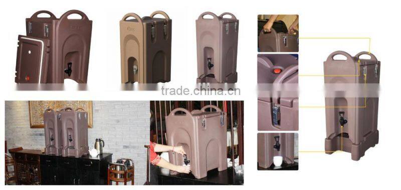 Insulated drink tub warm coffee barrel beverage container with CE,FDA