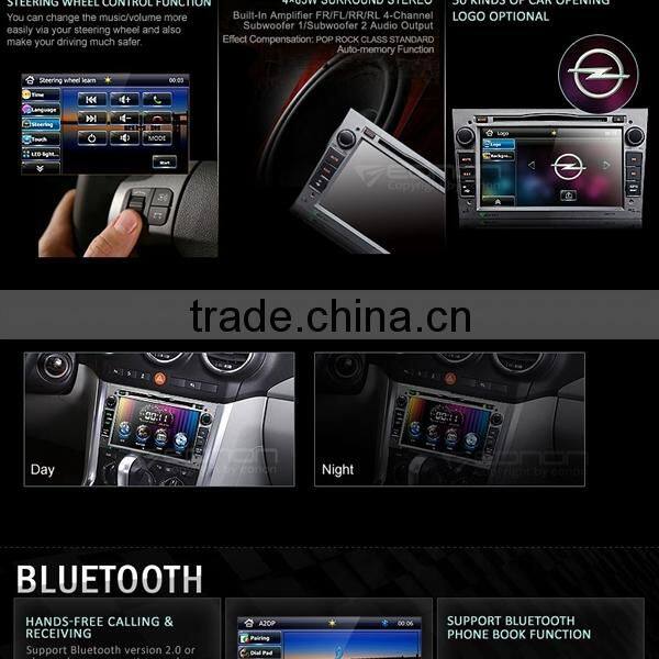 EONON GM5154 Gray 7 Inch Digital Touch Screen Car DVD Player with Screen Mirroring Function& Built-in GPS For OPEL