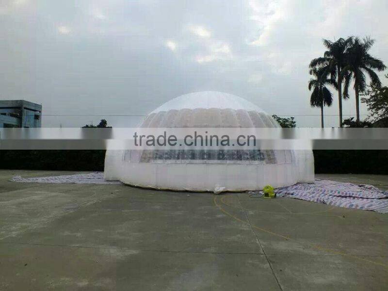 Outdoor Gaint Clear inflatable marquee for party