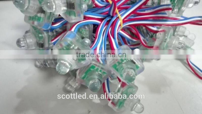 HD highlight ws2801 led pixel string, new product ws2801 transparent led string light