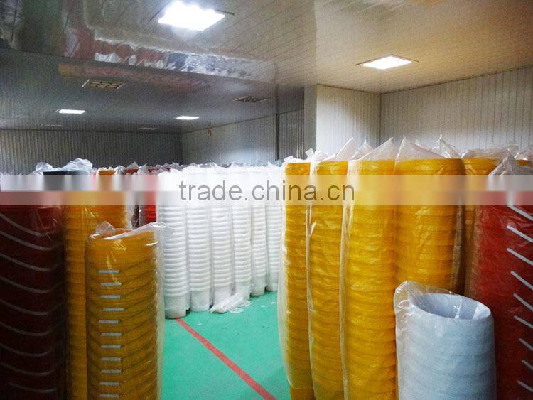 5L Wholesale round clear food grade PP plastic bucket with lid with handle