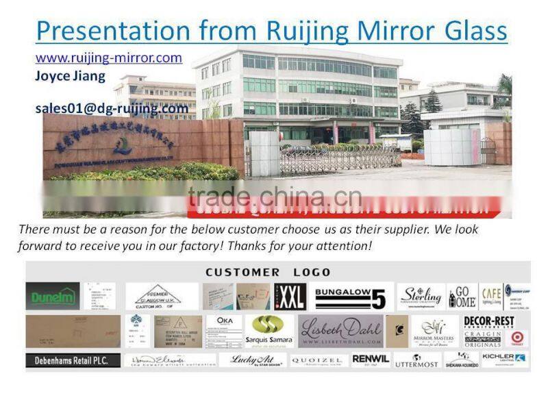 Ruijing antique metal glass jewelry box for sale