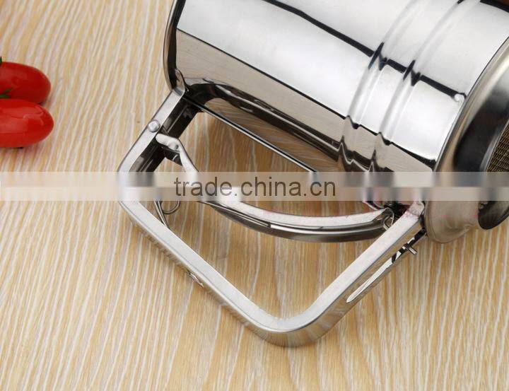 Factory supply baking tools stainless steel kitchen flour sifter 3 cup