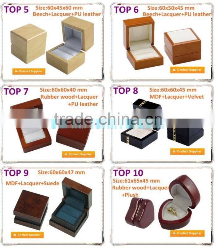 audited wooden ring box supplier