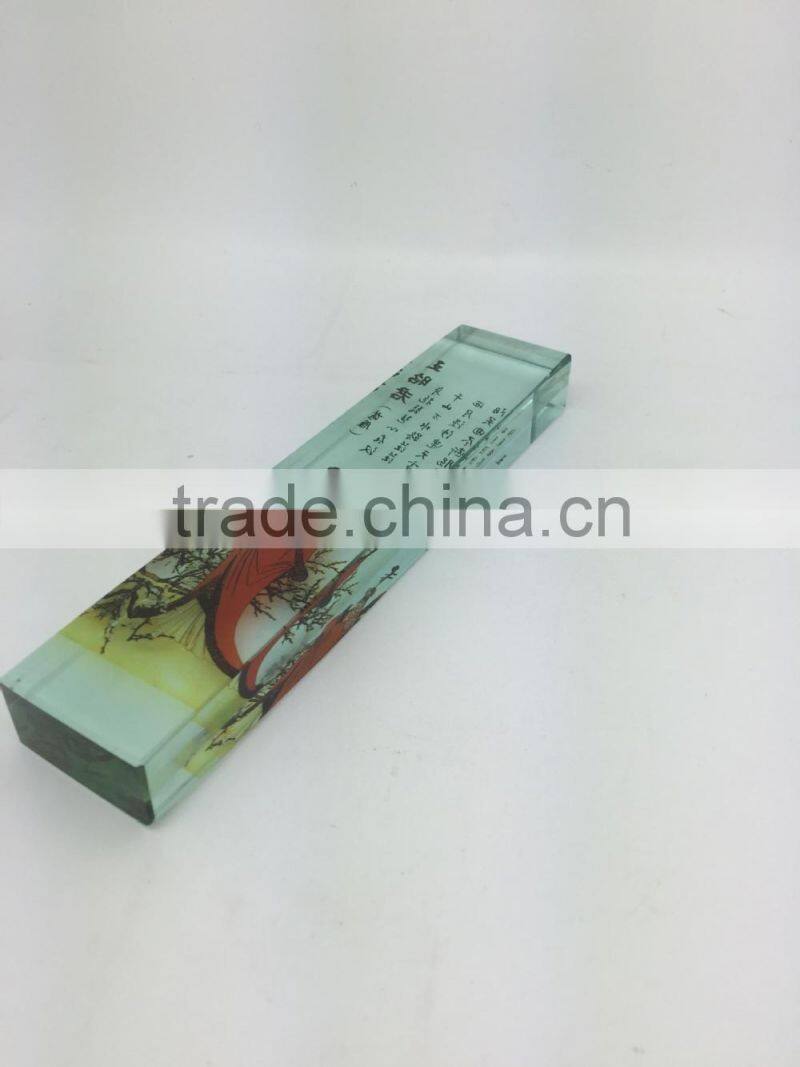 2015 New Design Paperweights, High Quality Customized Glass Crystal Paperweight