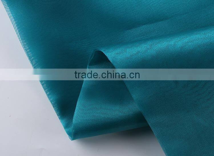 Factory direct design anti static smooth shaoxing fleece polyester crystal textil fabric