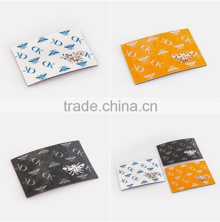 New style leather patches custom logo for kids and jeans