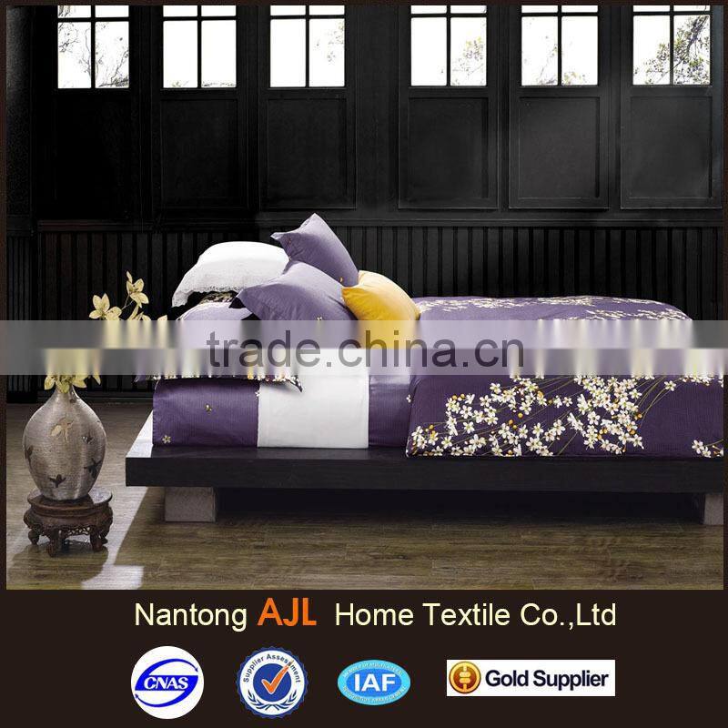 2016 home decoration reactive printed fashional design bedding set