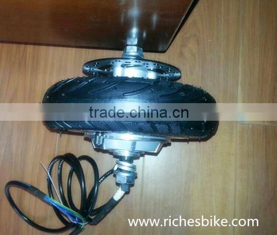 8 inch tubeless double shaft scooter motor wheelchair motor