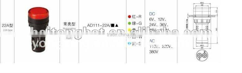 hot selling green and red led indication lamp