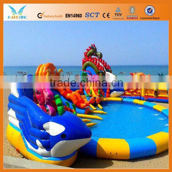 Hot sale Inflatable Water Park Equipment, Giant Inflatable Water Park for commercial