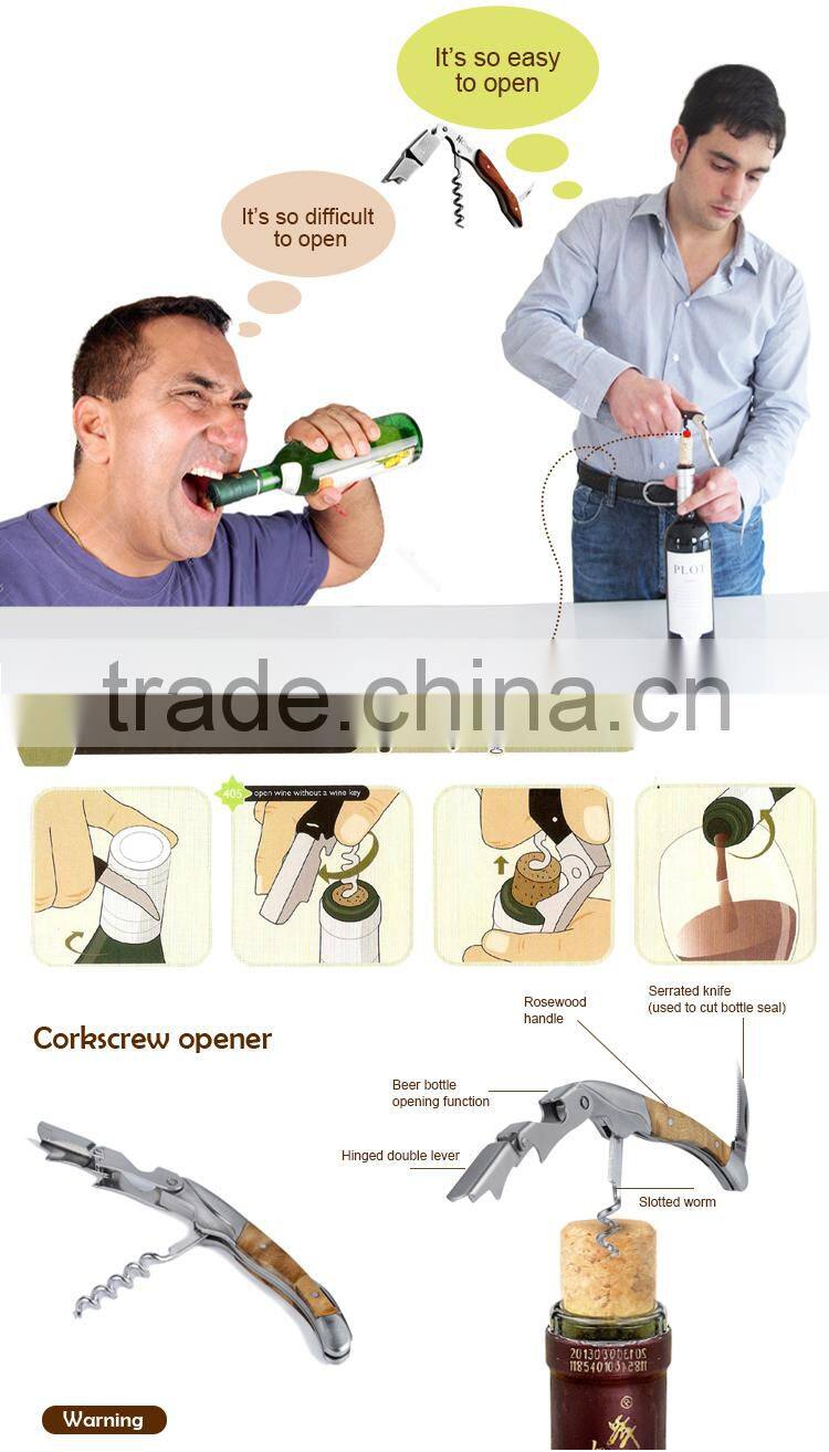 Effortless Easy-To-Use Cheap Funny Organizer Box Leather Wine Opener