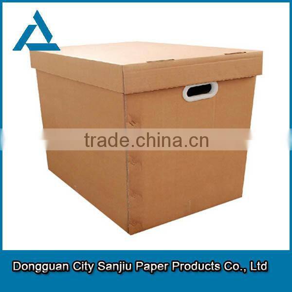 Customized packing box with logo&shape code corrugate fluting paper