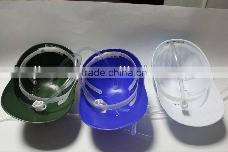 Promotional blue dringking hat beer cap drink cap with light