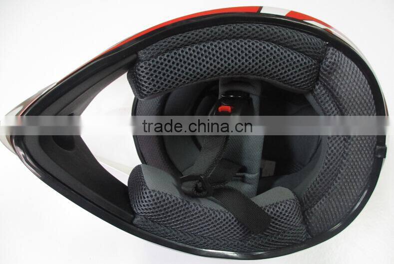 Motorcycle helmet 3/4 Open Face Half Helmet With Full Face shield Visor