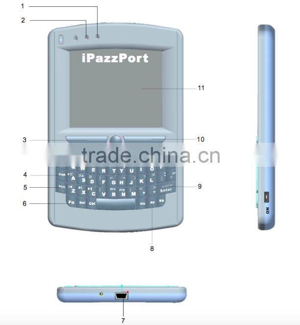 2.4G RF Mini Wireless Keyboard And Mouse With Touchpad