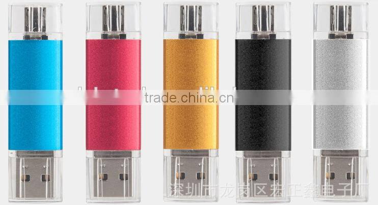 OTG Usb Flash Drives,OTG Usb For Smartphone & PC Pendrive Memory Stick OTG Ultra Dual 16GB USB Micro Pen Flash
