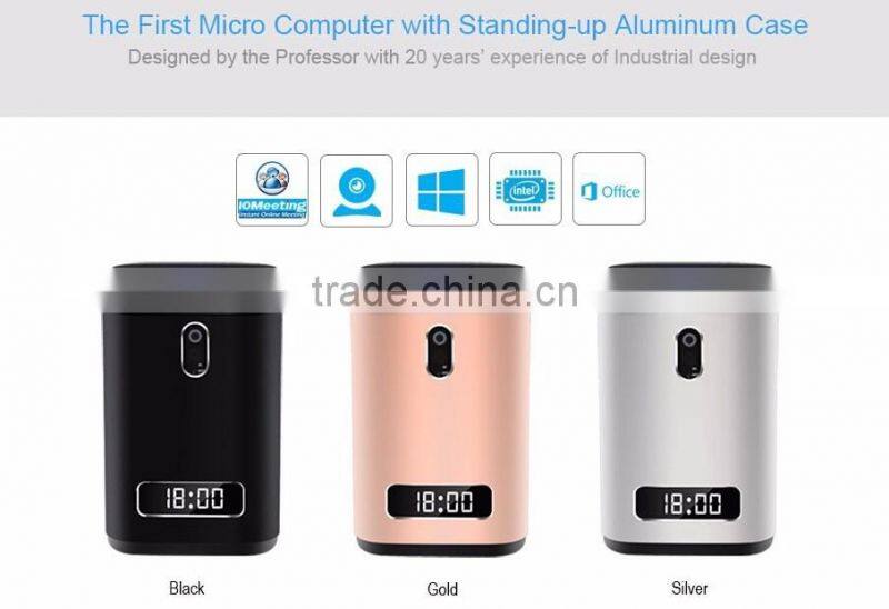 Cloudnetgo Mini PC TV Box Intel Z8300 CherryTrail Quad Core 2GB RAM 32GB ROM compute Box Win 10 OS with Camera