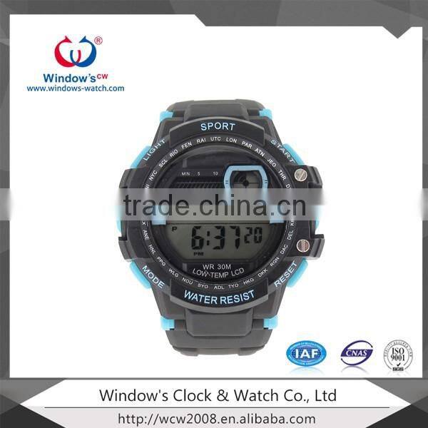 running men sports watches silicone strap luminous dial