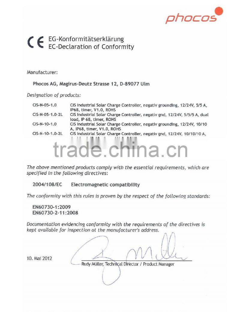 Electricity Save Easy Use Very Clean Solar Panel Controller