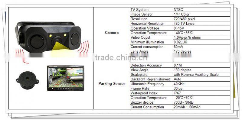 Waterproof parking sensor
