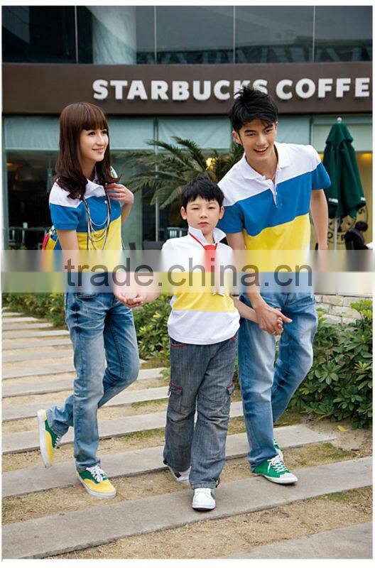 Fashion Custom Striped Colorful Cotton New Design Polo t Shirt