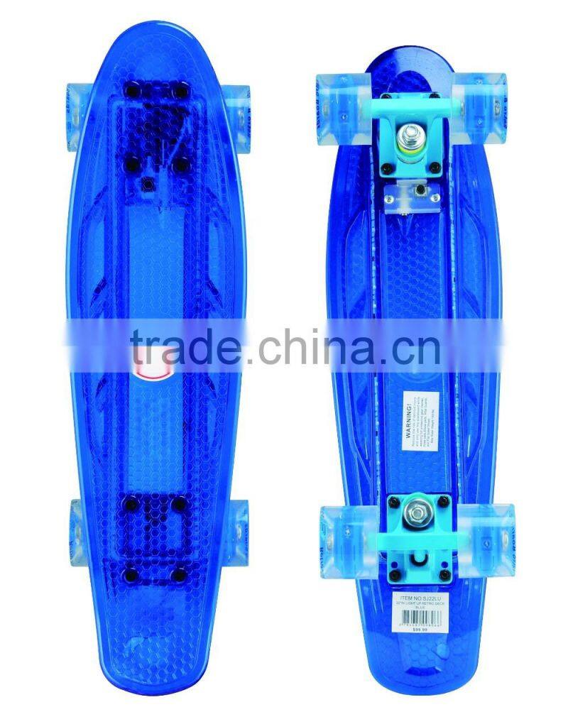 LED skateboard and wheel