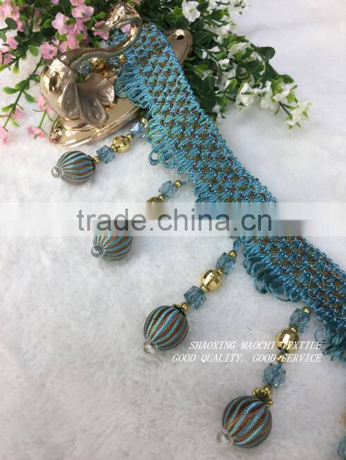 wholesale curtain tassel fringes for home textile accessory