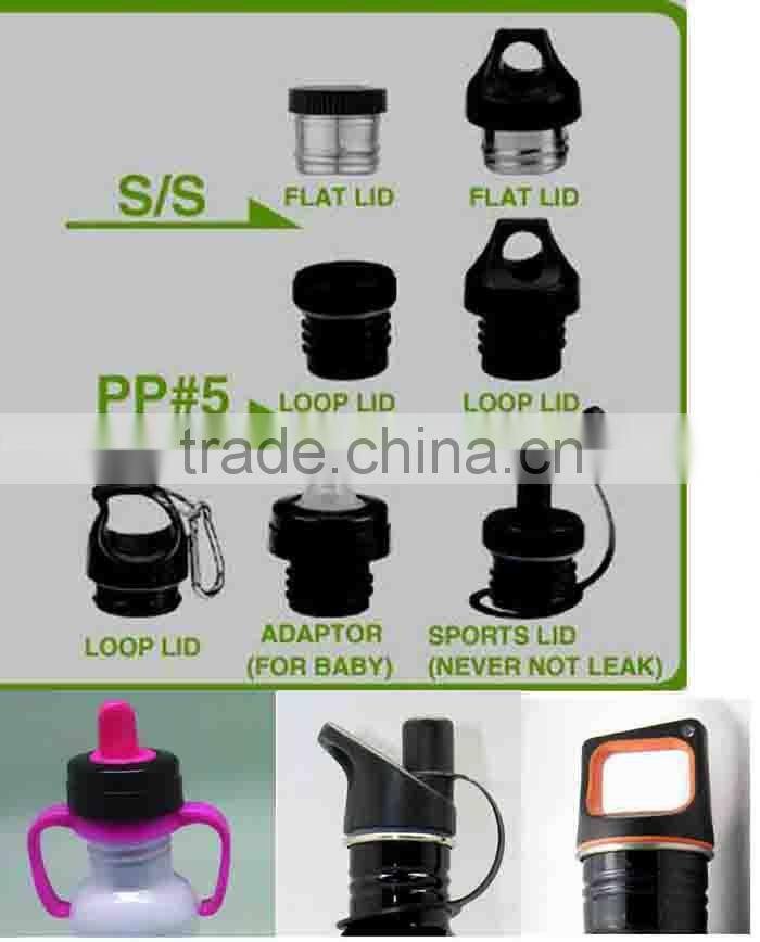 stainless steel curve water bottle