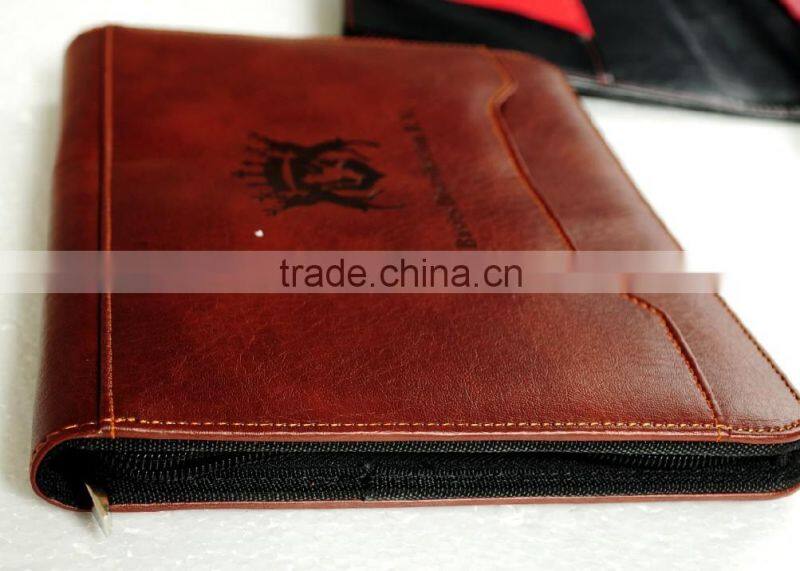 2015 High quality a5 diary leather cover