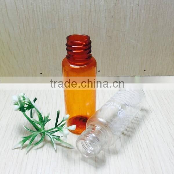 25ml 1oz clear round plastic eye drop bottle perfume bottle essential oil bottle
