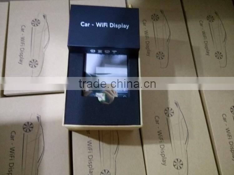 Car Wifi Miorror Link Box Mirror cast Airplay for HDMI CVBS AV Car GPS work with iOS9/iOS 9.1 Windows WIDI