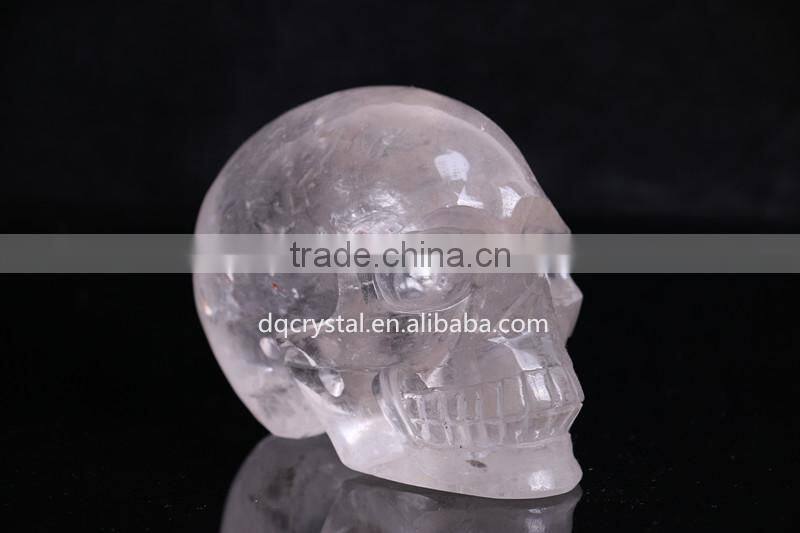 home decoration rose quartz crystal skull shape