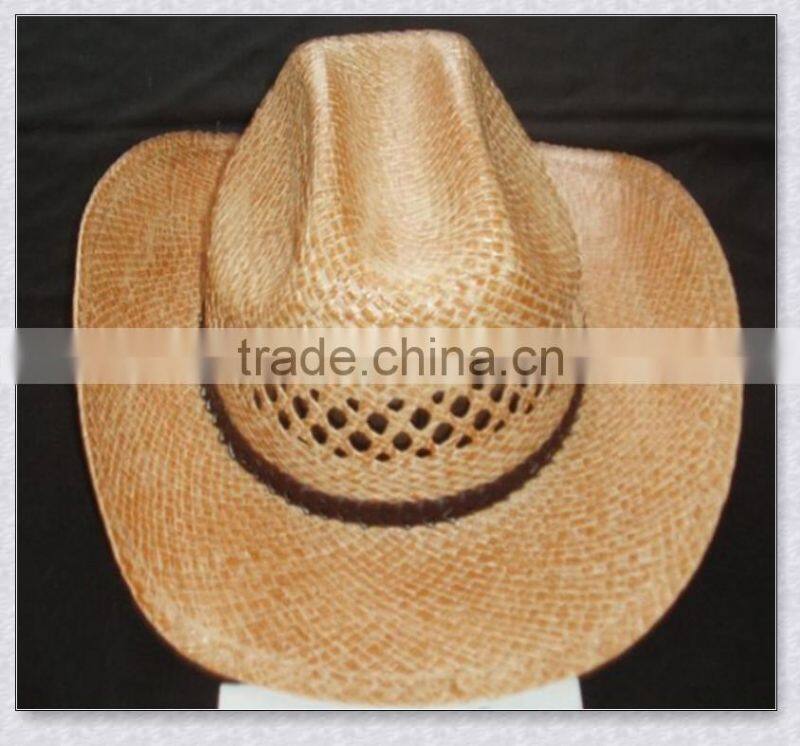 Wholesale fashionable men's straw beach hat