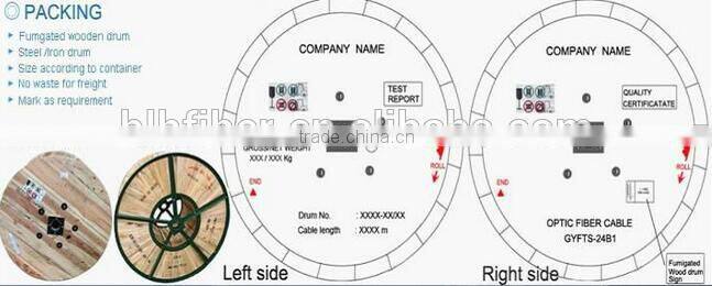 GYTS outdoor Stranded Loose Tube Light-armored fiber Optical Cable, Loose Tube Light-armored cable GYTS