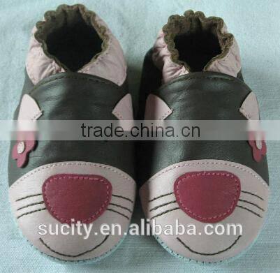 wholesale lovely soft sole baby leather shoes baby leather moccasins
