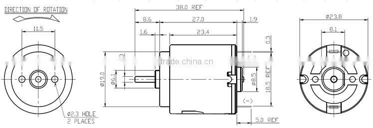 Cheap price custom High reflective geared dc motors 12v