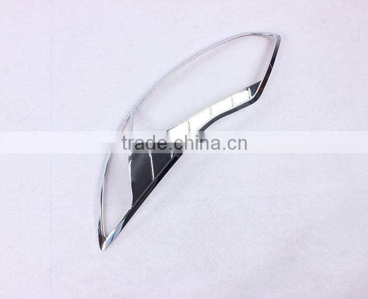 Head Lamp Cover ABS Chrome 2 Pcs For F-oc us 2012 Accessories