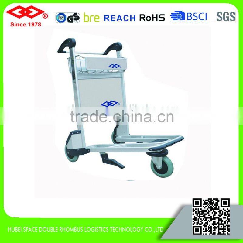 Professional mini folded stainless steel airport trolley
