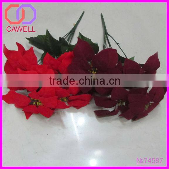cheap artificial poinsettia flower