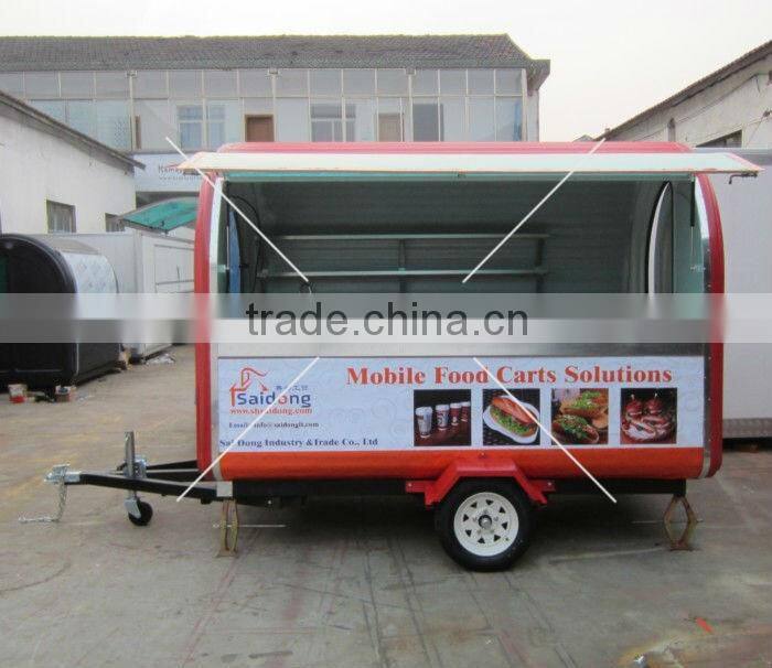 Direct Factory Outlet Shopping Food Carts Food Trolley/Food Van Trailer