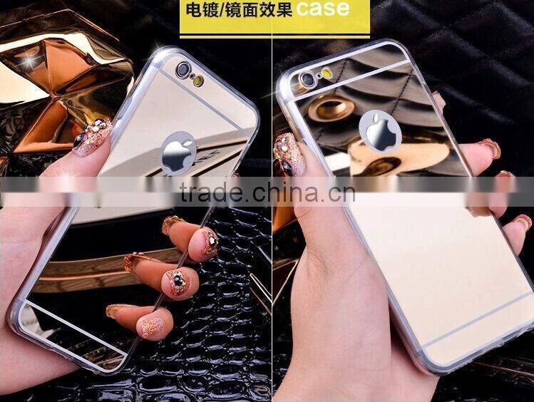 Luxury Ultra-thin TPU Mirror For iPhone 6 6s Mirror Case
